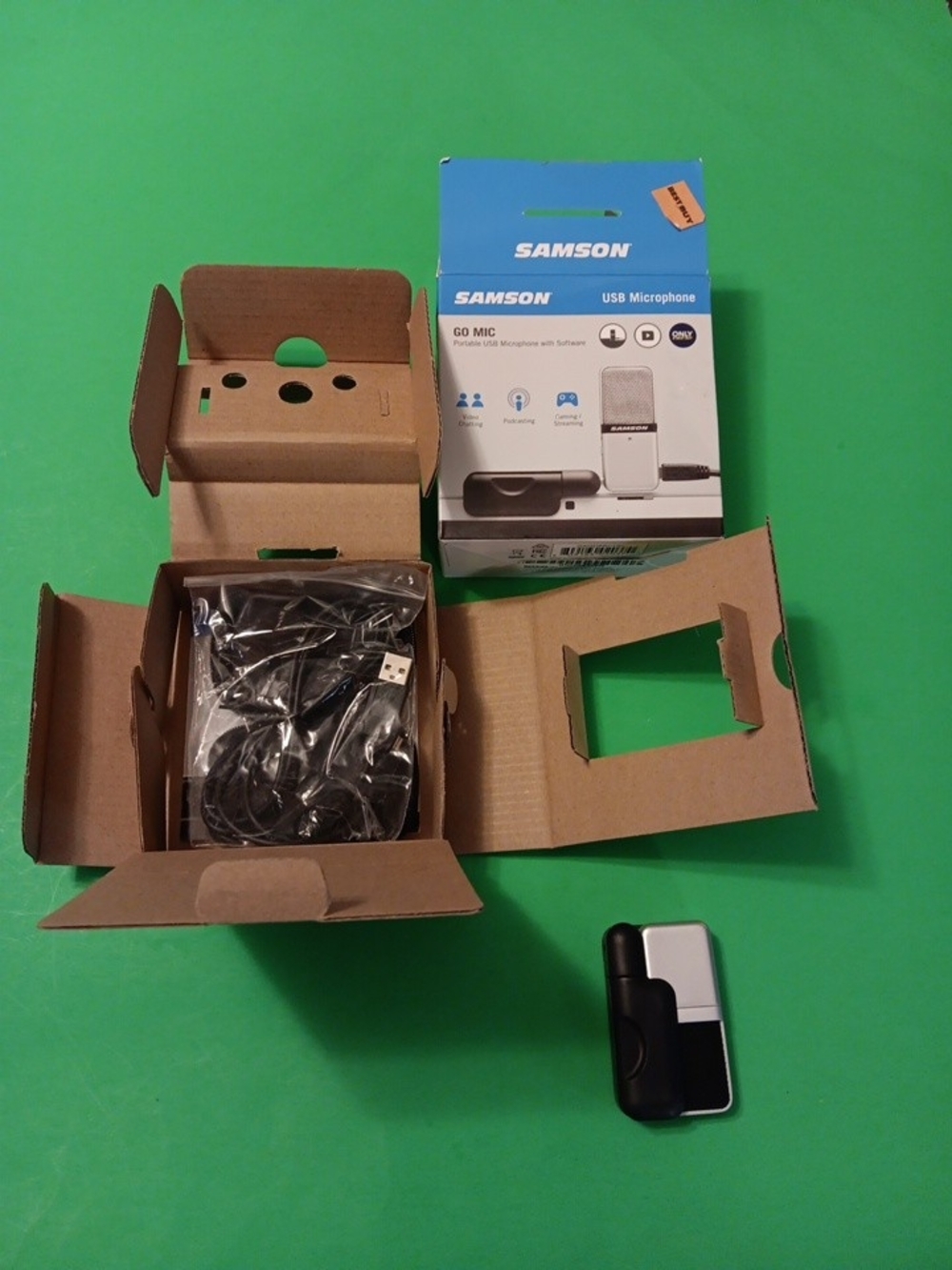 Samson Go Mic Portable USB Condenser Microphone Brand New Open Box